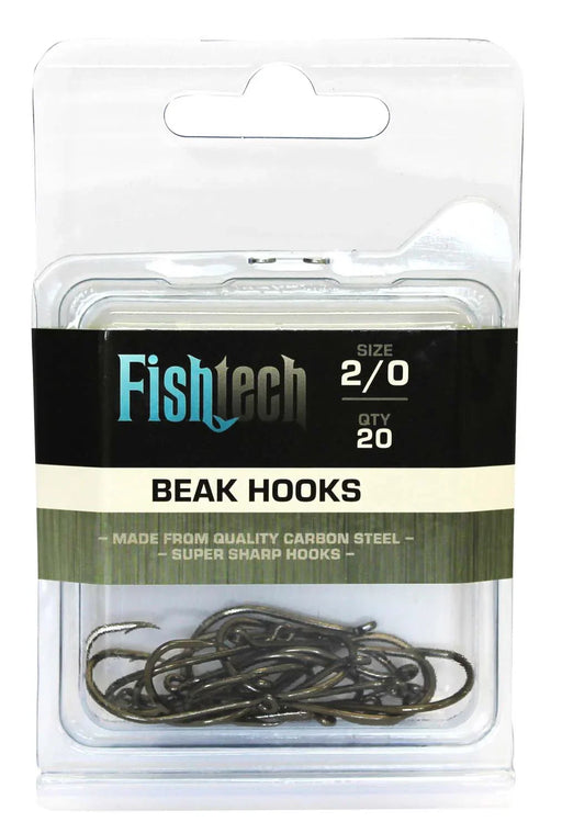 Fishtech Beak Hooks 2/0 (20 per pack) - LX2001 - Homewares, Outdoor, Phone Accessories, Cases, Speakers, Headphones + More -