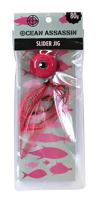 Ocean Assassin Slider Jig - Pink 80g - LX2001 - Homewares, Outdoor, Phone Accessories, Cases, Speakers, Headphones + More -