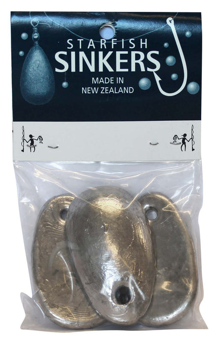 Starfish Spoon Sinker Sinker Packet 2oz (4 per pack)
