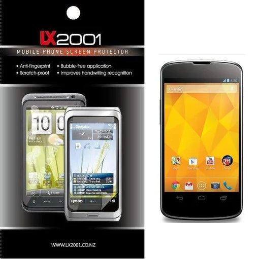 LG Nexus 4 E960 Screen Protector - LX2001 - Homewares, Outdoor, Phone Accessories, Cases, Speakers, Headphones + More -