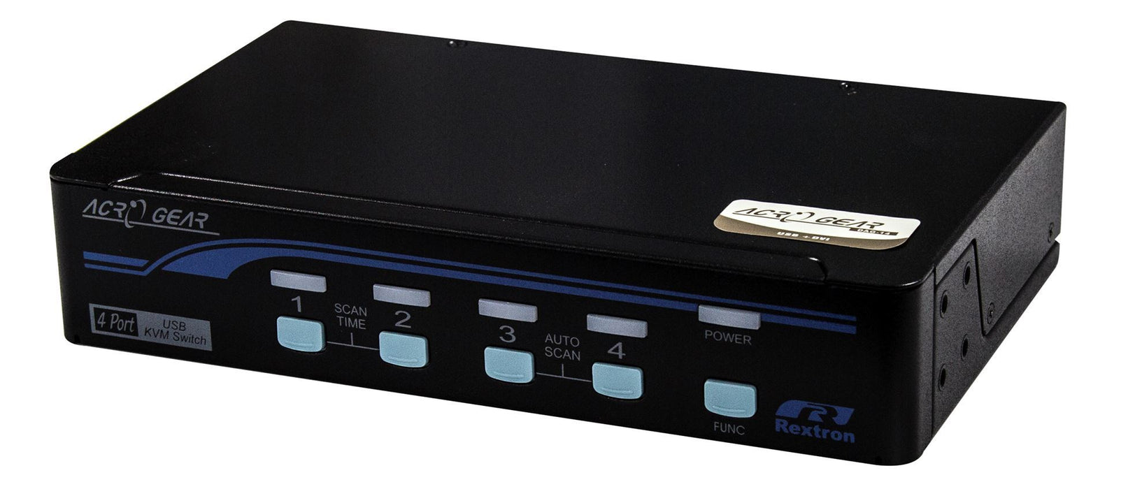 REXTRON 1-4 Automatic DVI USB KVM Switch. Share 1x USB Keyboard, Mouse & DVI-D V