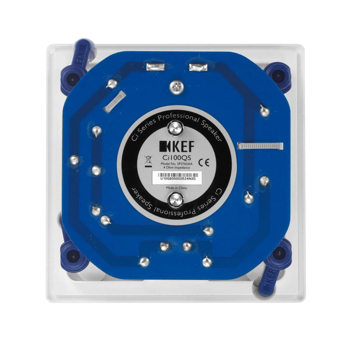 KEF CI100QS 4'' Flush Mounting Square In-Wall & Ceiling Speaker. 1x 4'' LF, 1x 0 - LX2001 - Homewares, Outdoor, Phone Accessories, Cases, Speakers, Headphones + More -