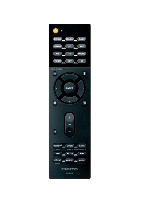 ONKYO Remote to suit TX-NR555; TX-NR656; TX-NR676; TX-RZ710; TX-RZ810; TX-NR575