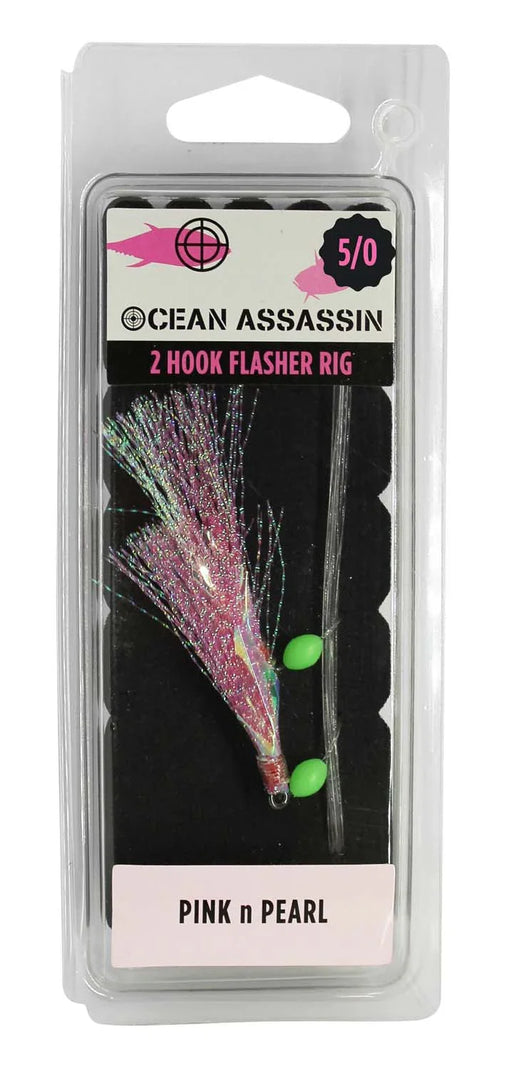 Ocean Assassin Pink n Pearl Flasher Rig - 5/0 - LX2001 - Homewares, Outdoor, Phone Accessories, Cases, Speakers, Headphones + More -
