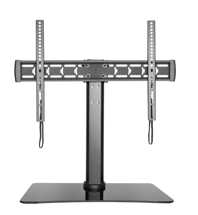 BRATECK 32''-55'' TV Desk Stand with Glass Base. Height Adjustable with Tilt & R - LX2001 - Homewares, Outdoor, Phone Accessories, Cases, Speakers, Headphones + More -