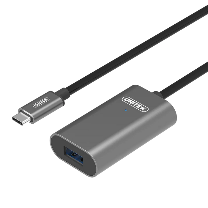 UNITEK 5m USB 3.1 USB-C Active Extension Cable. USB-C Male to USB-A Female. Conn - LX2001 - Homewares, Outdoor, Phone Accessories, Cases, Speakers, Headphones + More -