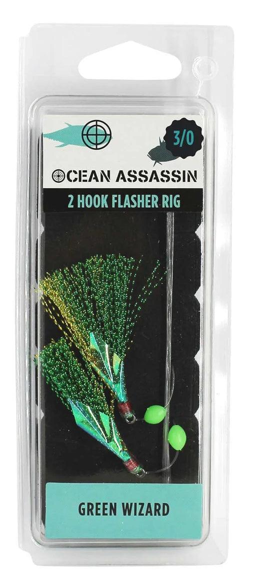 Ocean Assassin Green Wizard Flasher Rig - 3/0 - LX2001 - Homewares, Outdoor, Phone Accessories, Cases, Speakers, Headphones + More -