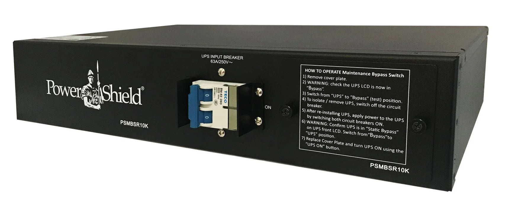 POWERSHIELD Rack/Tower Mounted External Maintenance Bypass Switch 6kVA and 10kVA - LX2001 - Homewares, Outdoor, Phone Accessories, Cases, Speakers, Headphones + More -