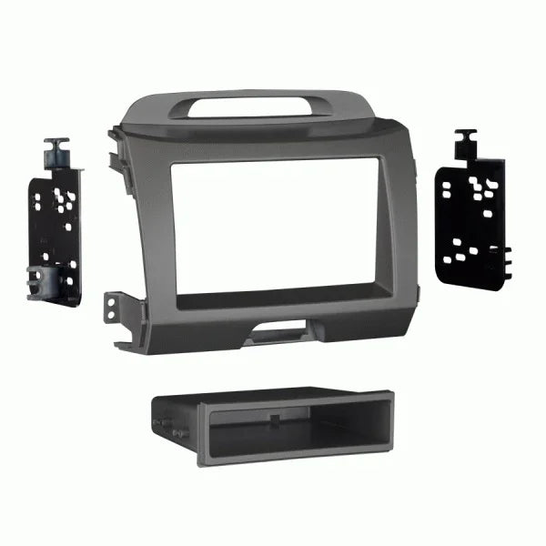 fitting kit kia sportage 2011 - 2016 din & double din (grey) - LX2001 - Homewares, Outdoor, Phone Accessories, Cases, Speakers, Headphones + More -