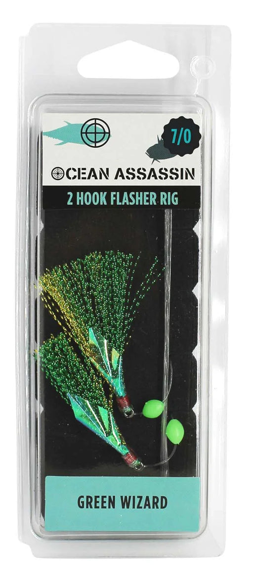 Ocean Assassin Green Wizard Flasher Rig - 7/0 - LX2001 - Homewares, Outdoor, Phone Accessories, Cases, Speakers, Headphones + More -