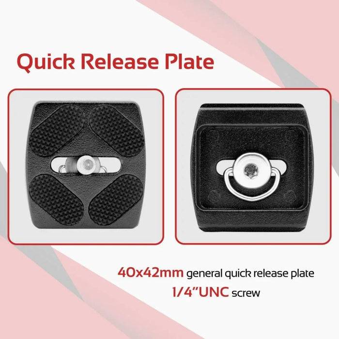 PROMATE 3-Way, 5-Section Precision Head Tripod 42 - 153cm Height adjustment - LX2001 - Homewares, Outdoor, Phone Accessories, Cases, Speakers, Headphones + More -