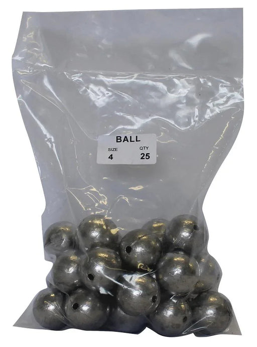Ball Sinker Bulk Pack 4oz (25 per pack) - LX2001 - Homewares, Outdoor, Phone Accessories, Cases, Speakers, Headphones + More -