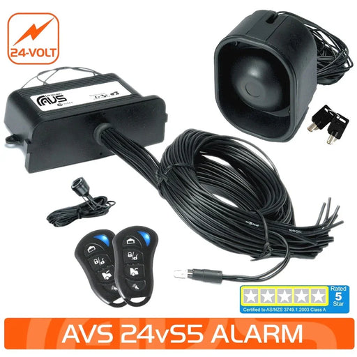 AVS 24V S5 AS / NZS STANDARDS CERTIFIED ALARM / IMMOBILISER - LX2001 - Homewares, Outdoor, Phone Accessories, Cases, Speakers, Headphones + More -