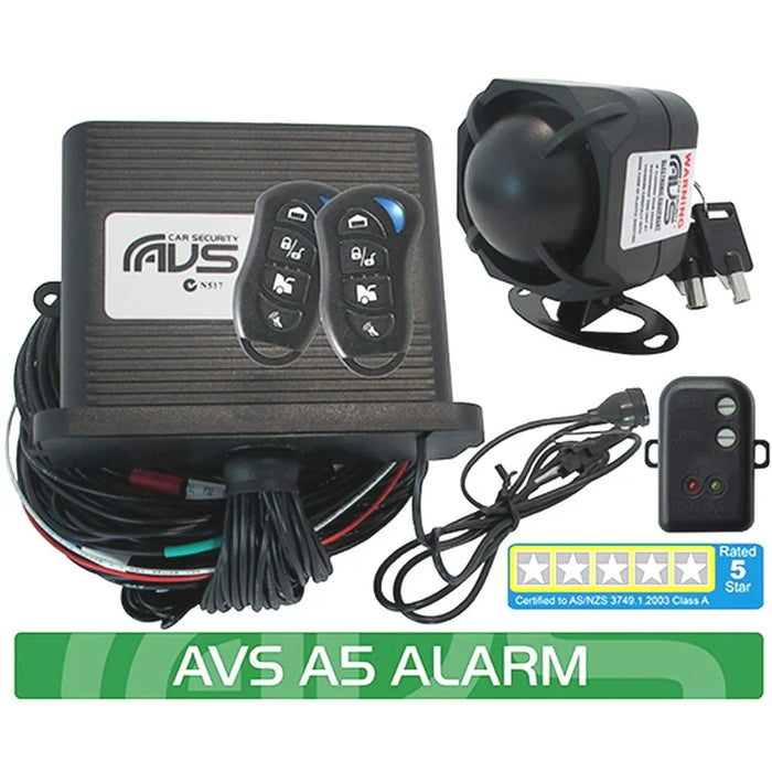 AVS A5 AS / NZS STANDARDS CERTIFIED ALARM / IMMOBILISER - LX2001 - Homewares, Outdoor, Phone Accessories, Cases, Speakers, Headphones + More -