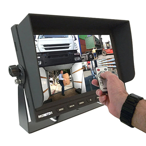 AVS RM90C-QUAD 9" DASH MOUNT 4 PIN 12-24 VOLT LCD MONITOR WITH QUAD VIEW - LX2001 - Homewares, Outdoor, Phone Accessories, Cases, Speakers, Headphones + More -