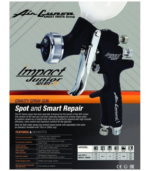 Iwata gravity spraygun AZ4 JUNIOR HTE 1.0MM + 200ML POT - LX2001 - Homewares, Outdoor, Phone Accessories, Cases, Speakers, Headphones + More -