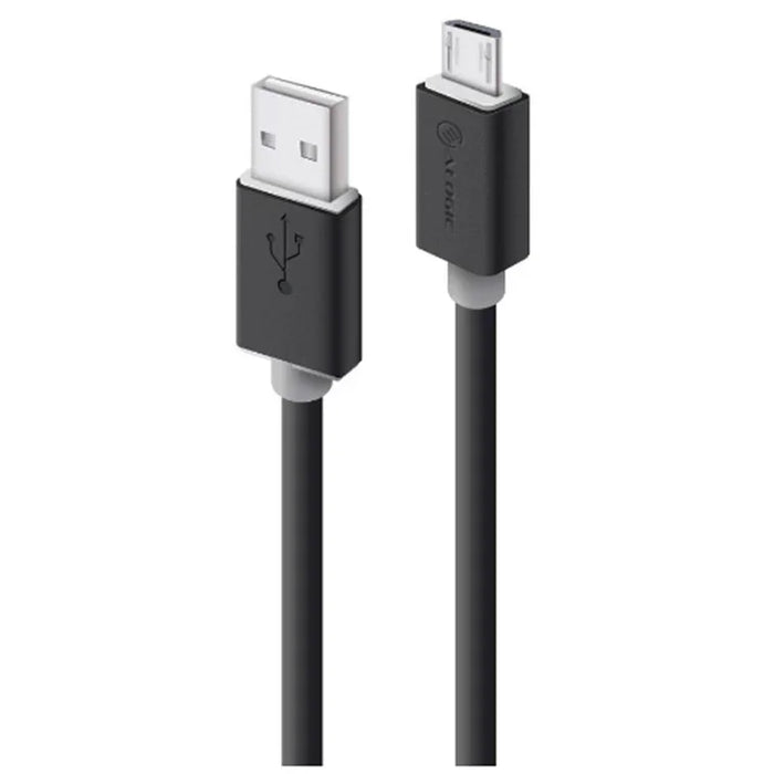 Alogic USB to Micro USB Charge Sync Cable - Black USB2-01-MCAB - LX2001 - Homewares, Outdoor, Phone Accessories, Cases, Speakers, Headphones + More -