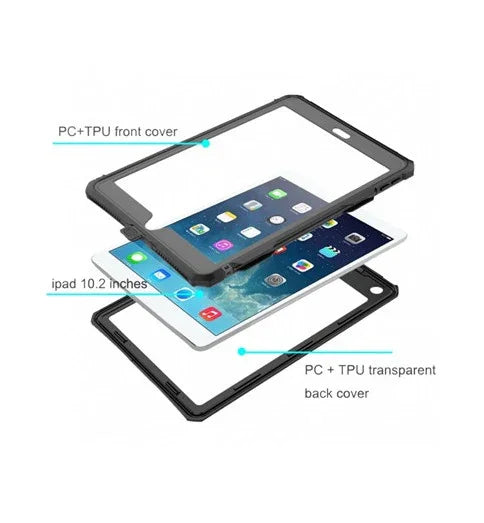Armor-X Apple iPad 8th / 7th Gen 10.2" Waterproof Case - Black MXK-A10S - LX2001 - Homewares, Outdoor, Phone Accessories, Cases, Speakers, Headphones + More -