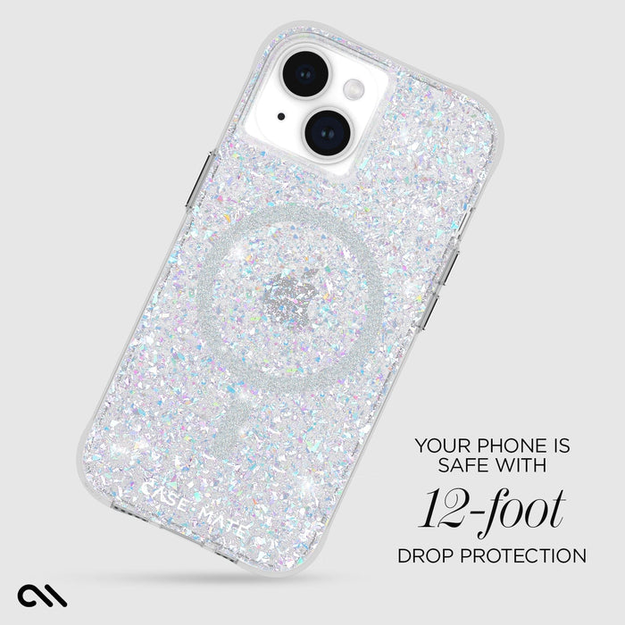 CaseMate Apple iPhone 15 Case Twinkle Disco with MagSafe