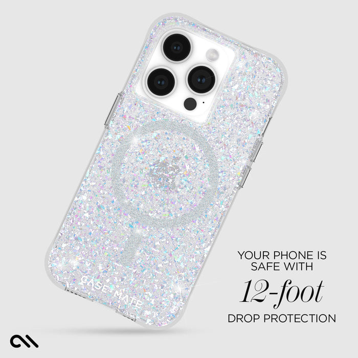 CaseMate iPhone 15 Pro Case Twinkle Disco MagSafe