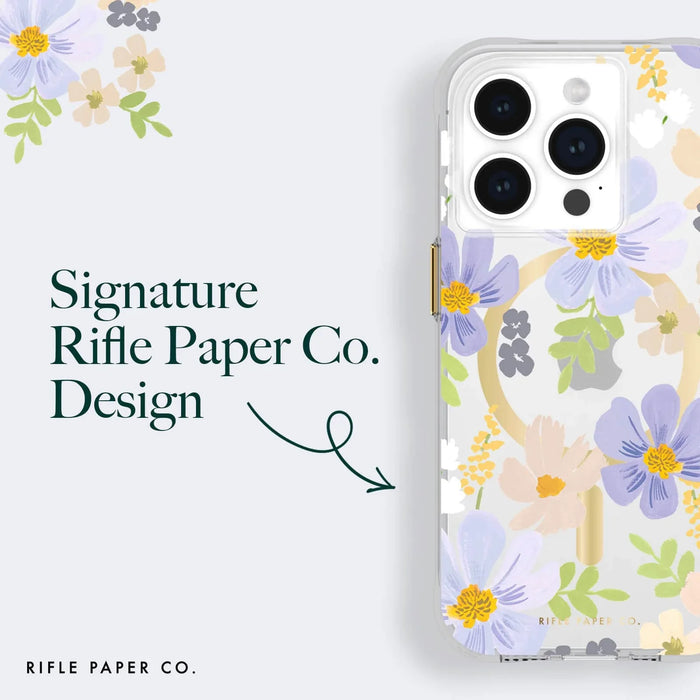Casemate iPhone 15 Pro Rifle Paper Co. Pastel Marguerite MagSafe - LX2001 - Homewares, Outdoor, Phone Accessories, Cases, Speakers, Headphones + More -