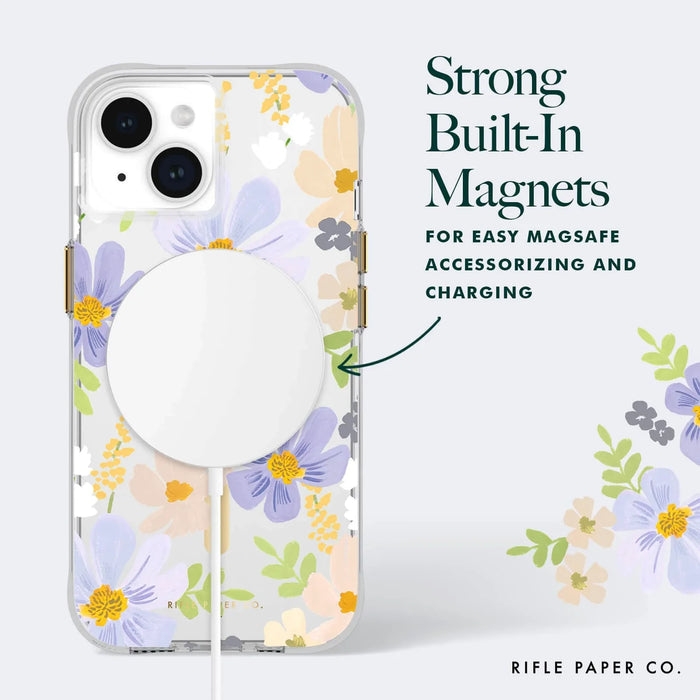Rifle Paper Co Apple iPhone 15 Plus Case Pastel Marguerite MagSafe - LX2001 - Homewares, Outdoor, Phone Accessories, Cases, Speakers, Headphones + More -