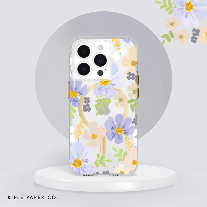 Casemate iPhone 15 Pro Rifle Paper Co. Pastel Marguerite MagSafe - LX2001 - Homewares, Outdoor, Phone Accessories, Cases, Speakers, Headphones + More -