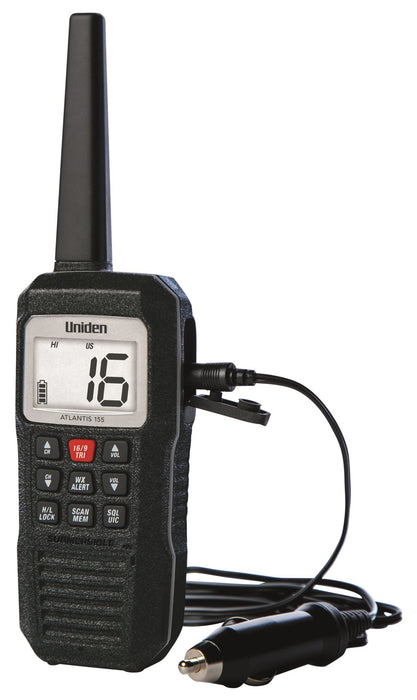 Uniden MA155NZ Atlantis VHF Handheld Marine Radio Waterproof / Floating
