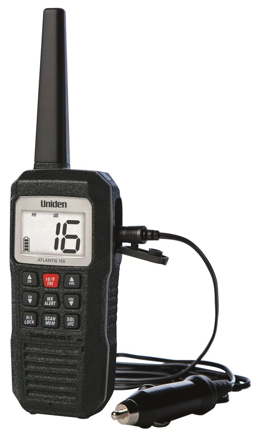 Uniden MA155NZ Atlantis VHF Handheld Marine Radio Waterproof / Floating - LX2001 - Homewares, Outdoor, Phone Accessories, Cases, Speakers, Headphones + More -