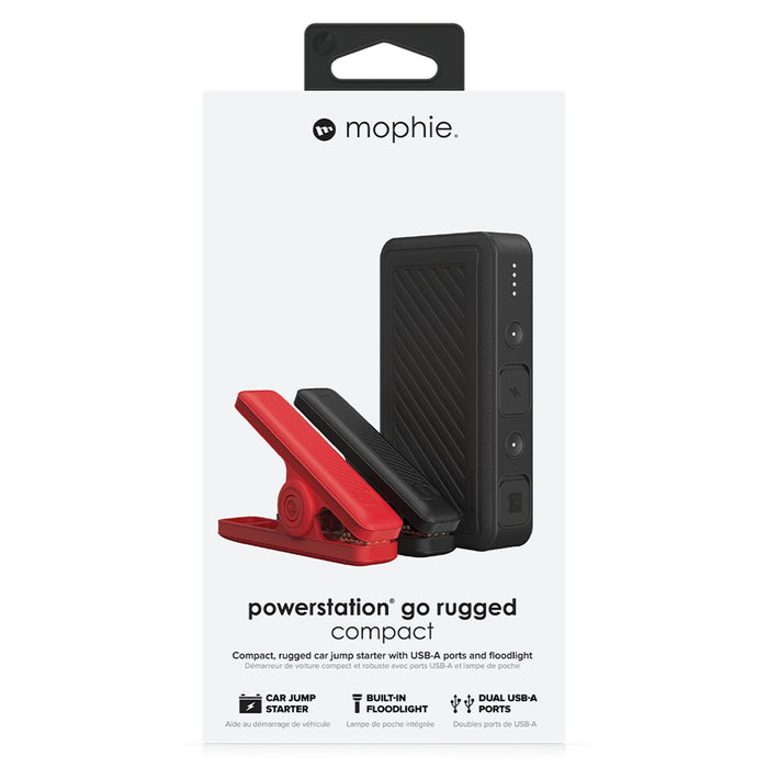Mophie Powerstation Go Rugged Portable Battery USB Portable Car Jump Starter