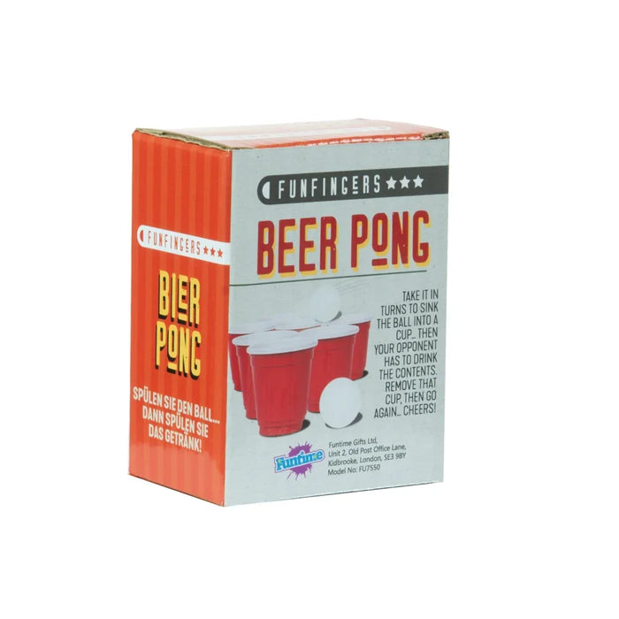 Beer Pong - Funfingers 5023664002543 - LX2001 - Homewares, Outdoor, Phone Accessories, Cases, Speakers, Headphones + More -