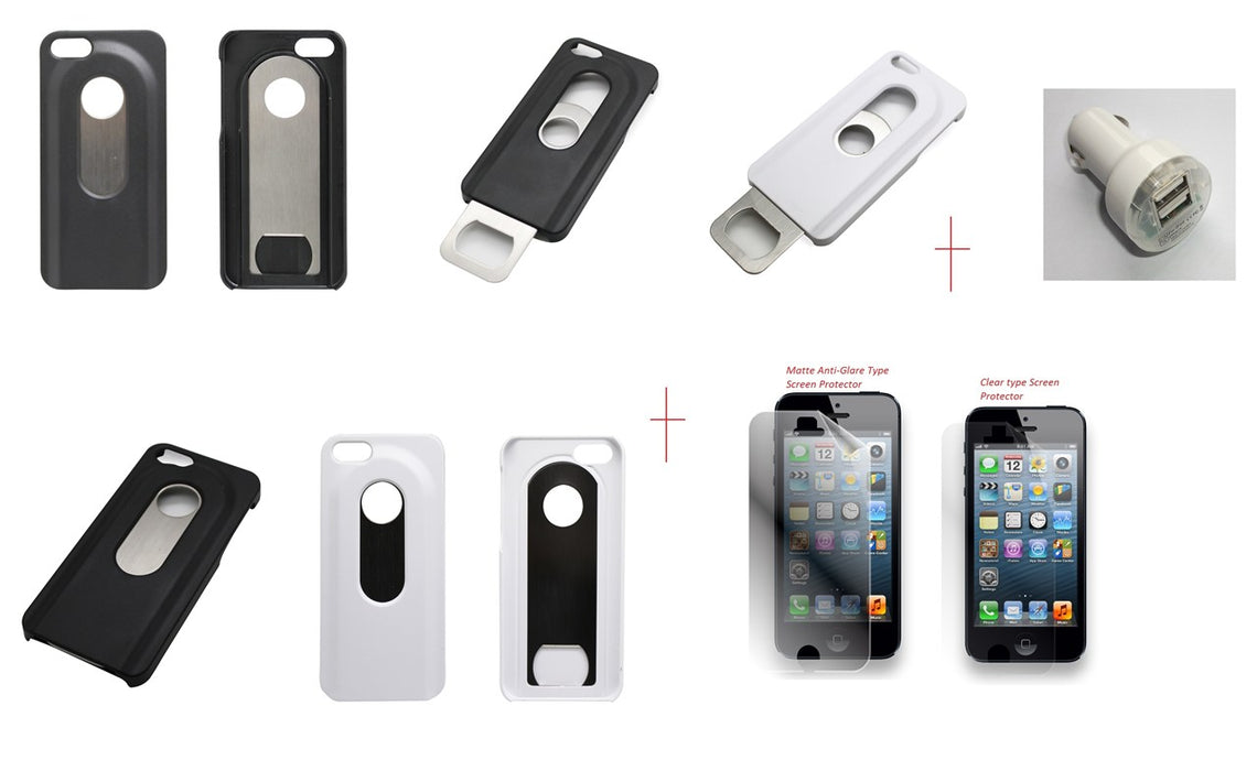 iPhone 5 Beer Opener Case + Car Charger