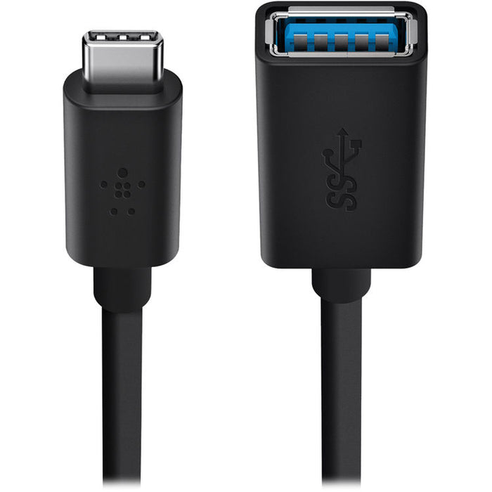Belkin 2.0 USB-C to USB-A Adapter Cable F2CU036BTBLK