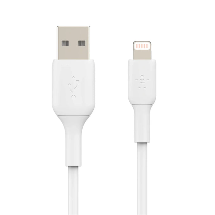 Belkin 2M Lightning to USB-A Cable - White CAA001BT2MWH 745883788675 - LX2001 - Homewares, Outdoor, Phone Accessories, Cases, Speakers, Headphones + More -