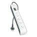 Belkin 4-outlet Surge Protection Strip w/ 2M Power Cord BSV400AU2M 745883650958 - LX2001 - Homewares, Outdoor, Phone Accessories, Cases, Speakers, Headphones + More -