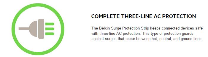 Belkin 4 Outlet 2M Cord w/ 2 USB Ports Power Plug BSV401AU2M