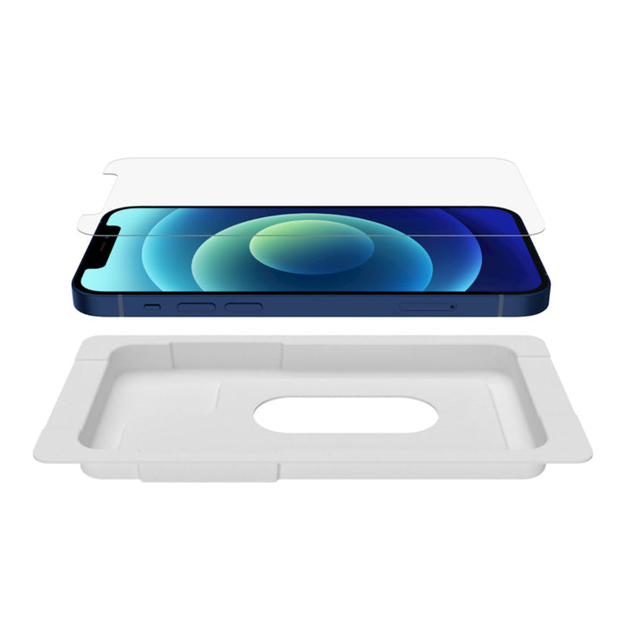Belkin Apple iPhone 12 / 12 Pro 6.1" SCREENFORCE™ Anti-Microbial UltraGlass Screen Protector - Clear OVA037ZZ
