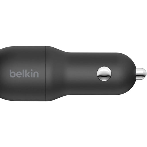 Belkin BoostCharge Dual USB-A Car Charger 24W + Lightning to USB-A Cable CCD001BT1MBK 745883790449 - LX2001 - Homewares, Outdoor, Phone Accessories, Cases, Speakers, Headphones + More -