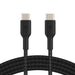 Belkin Braided USB-C to USB-C Cable Charge & Sync Cable - Black - LX2001 - Homewares, Outdoor, Phone Accessories, Cases, Speakers, Headphones + More -