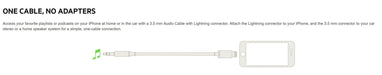 Belkin Lightning to 3.5mm Audio Cable 90cm - White AV10172BT03-WHT - LX2001 - Homewares, Outdoor, Phone Accessories, Cases, Speakers, Headphones + More -