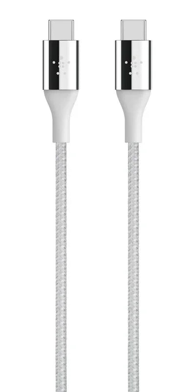 Belkin MIXIT↑ DuraTek USB-C to USB-C Cable 1.2m - Silver F2CU050BT04-SLV 745883732371 - LX2001 - Homewares, Outdoor, Phone Accessories, Cases, Speakers, Headphones + More -