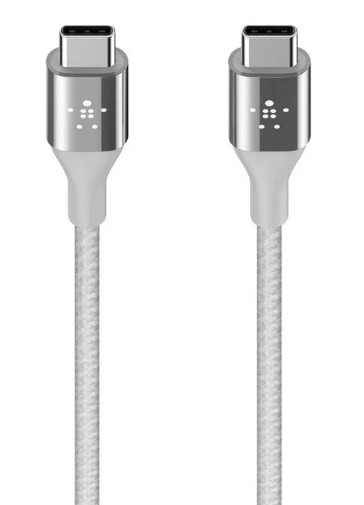Belkin MIXIT↑ DuraTek USB-C to USB-C Cable 1.2m - Silver F2CU050BT04-SLV 745883732371 - LX2001 - Homewares, Outdoor, Phone Accessories, Cases, Speakers, Headphones + More -