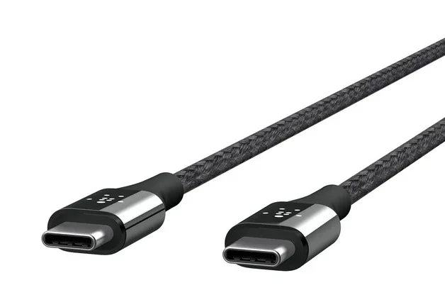 Belkin MIXIT↑ DuraTek USB-C to USB-C Cable 1.2m - Black F2CU050BT04-BLK 745883732357 - LX2001 - Homewares, Outdoor, Phone Accessories, Cases, Speakers, Headphones + More -