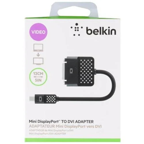 Belkin Mini Displayport to DVI Adapter - LX2001 - Homewares, Outdoor, Phone Accessories, Cases, Speakers, Headphones + More -