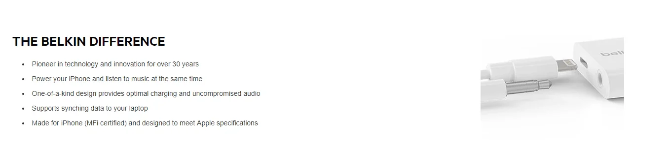 Belkin RockStar 3.5 mm Audio + Charge RockStar™ F8J212BTWHT - LX2001 - Homewares, Outdoor, Phone Accessories, Cases, Speakers, Headphones + More -