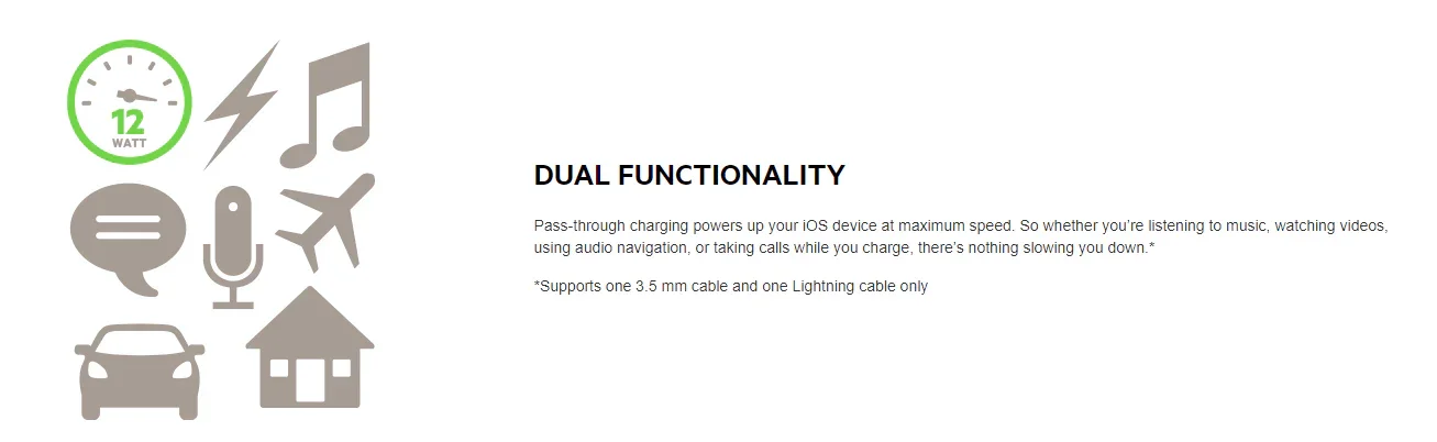 Belkin RockStar 3.5 mm Audio + Charge RockStar™ F8J212BTWHT - LX2001 - Homewares, Outdoor, Phone Accessories, Cases, Speakers, Headphones + More -