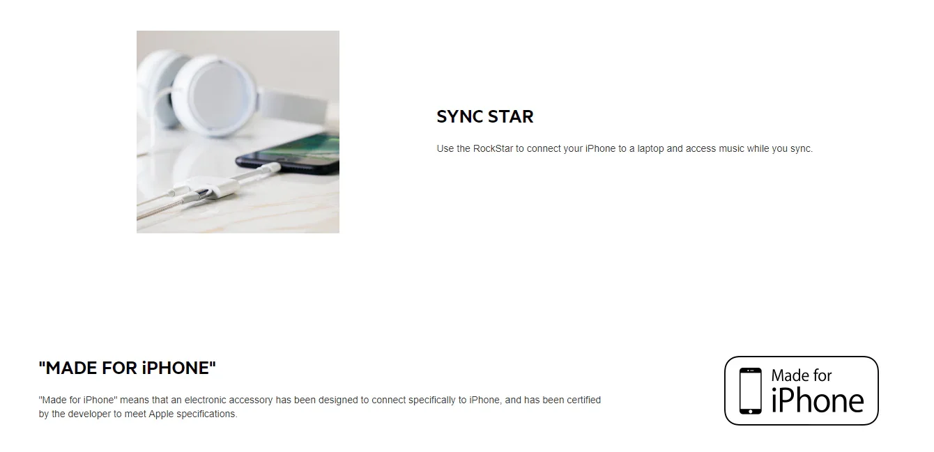 Belkin RockStar 3.5 mm Audio + Charge RockStar™ F8J212BTWHT - LX2001 - Homewares, Outdoor, Phone Accessories, Cases, Speakers, Headphones + More -