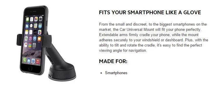 Belkin SmartPhone Holder F8M978BT - LX2001 - Homewares, Outdoor, Phone Accessories, Cases, Speakers, Headphones + More -