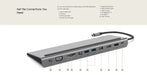 Belkin USB-C 11 in 1 Multiport Dock INC004BTSGY 745883819843 - LX2001 - Homewares, Outdoor, Phone Accessories, Cases, Speakers, Headphones + More -