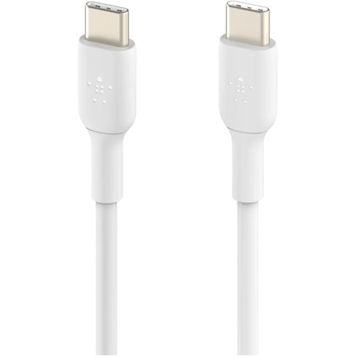 Belkin USB-C Data Transfer Cable to USB-C Cable - White CAB003BT1MWH 745883788248 - LX2001 - Homewares, Outdoor, Phone Accessories, Cases, Speakers, Headphones + More -